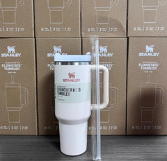 Stanley 40 oz Cup with Straw Lid Insulated Stainless Steel Tumbler
