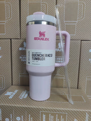 Stanley 40 oz Cup with Straw Lid Insulated Stainless Steel Tumbler