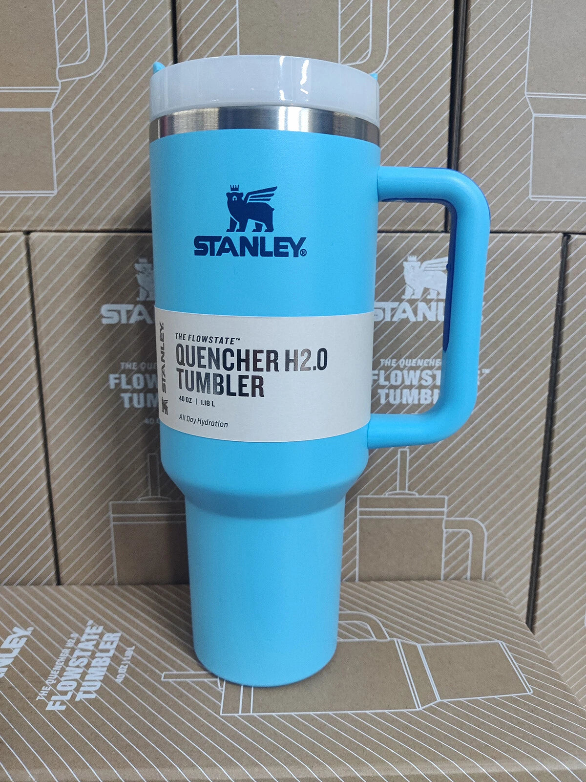 Stanley 40 oz Cup with Straw Lid Insulated Stainless Steel Tumbler
