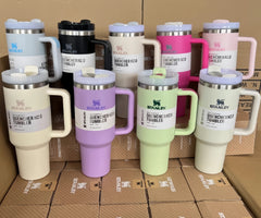 Stanley 40 oz Cup with Straw Lid Insulated Stainless Steel Tumbler