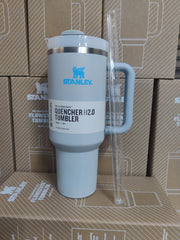 Stanley 40 oz Cup with Straw Lid Insulated Stainless Steel Tumbler