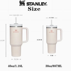 Stanley 40 oz Cup with Straw Lid Insulated Stainless Steel Tumbler