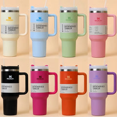 Stanley 40 oz Cup with Straw Lid Insulated Stainless Steel Tumbler
